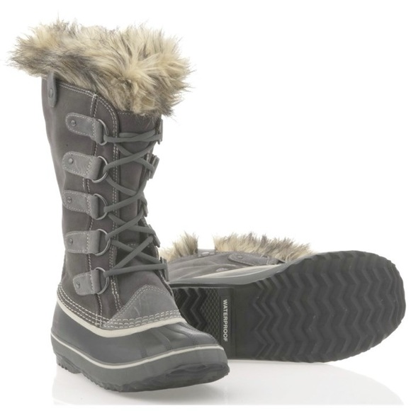 Sorel Joan of Arctic Snow Winter Boot Waterproof Shale Gray Womens US 9 - Picture 3 of 10